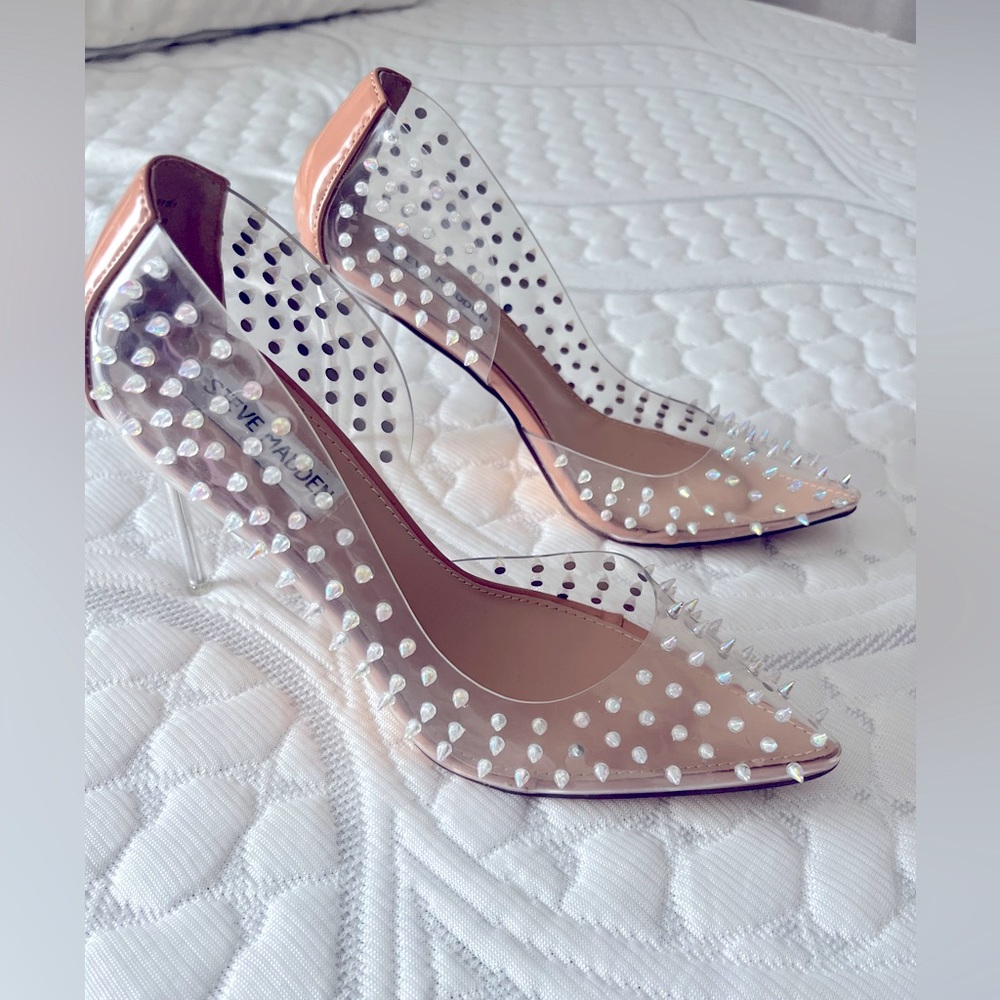 Steve Madden rhinestone heels, size 6